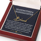 Grandmother And Granddaughter Signature Style Name Necklace, Birthday Gift, Christmas Gift
