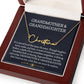 Grandmother And Granddaughter Signature Style Name Necklace, Birthday Gift, Christmas Gift
