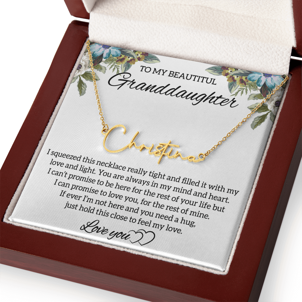 SO-7707158- Granddaughter signature name