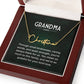 Grandma Name Necklace From Granddaughter Mothers Day Necklace Christmas Birthday Gift From Grandson To My Grandmother Present With Message Card