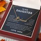 To Our daughter