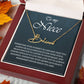 To My Niece Signature Style Name Necklace , Perfect Birthday or Graduation Gift with Blessing Card and Gift Box Packaging