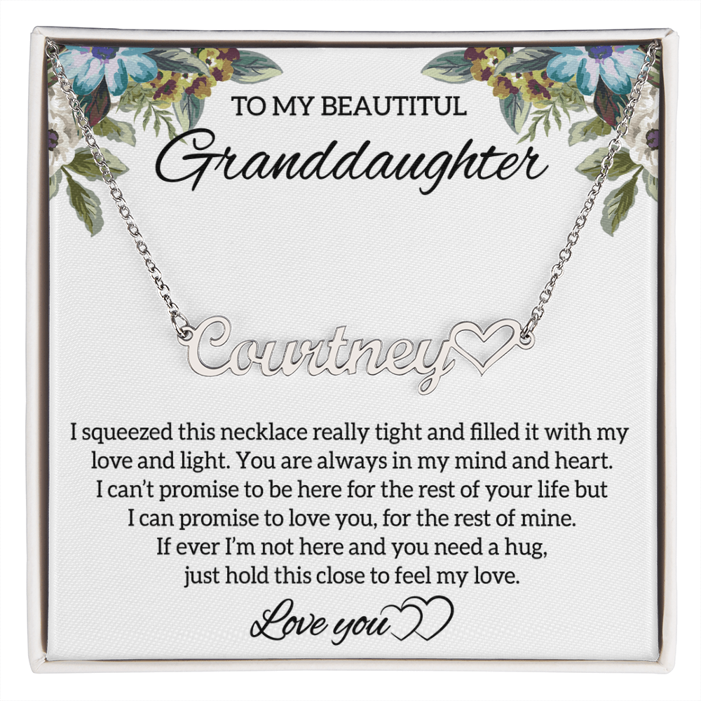 SO-7707158- Granddaughter name heart
