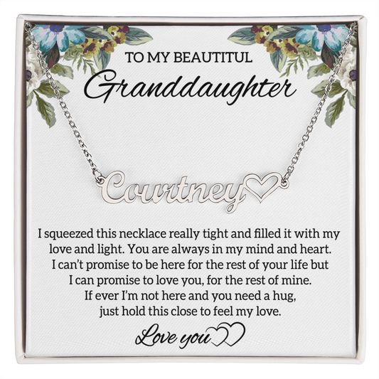 SO-7707158- Granddaughter name heart