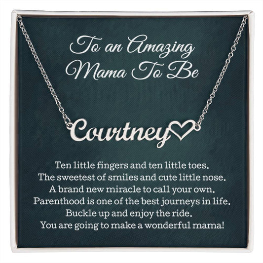 Heart Name Necklace for Women, Mothers Day Wedding Christmas Birthday Gifts for Grandma, Mom, Mother in Law, Mother of the Groom