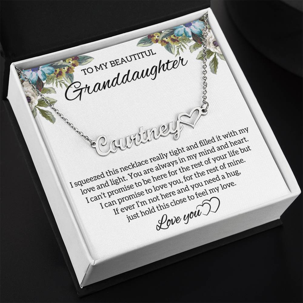 SO-7707158- Granddaughter name heart