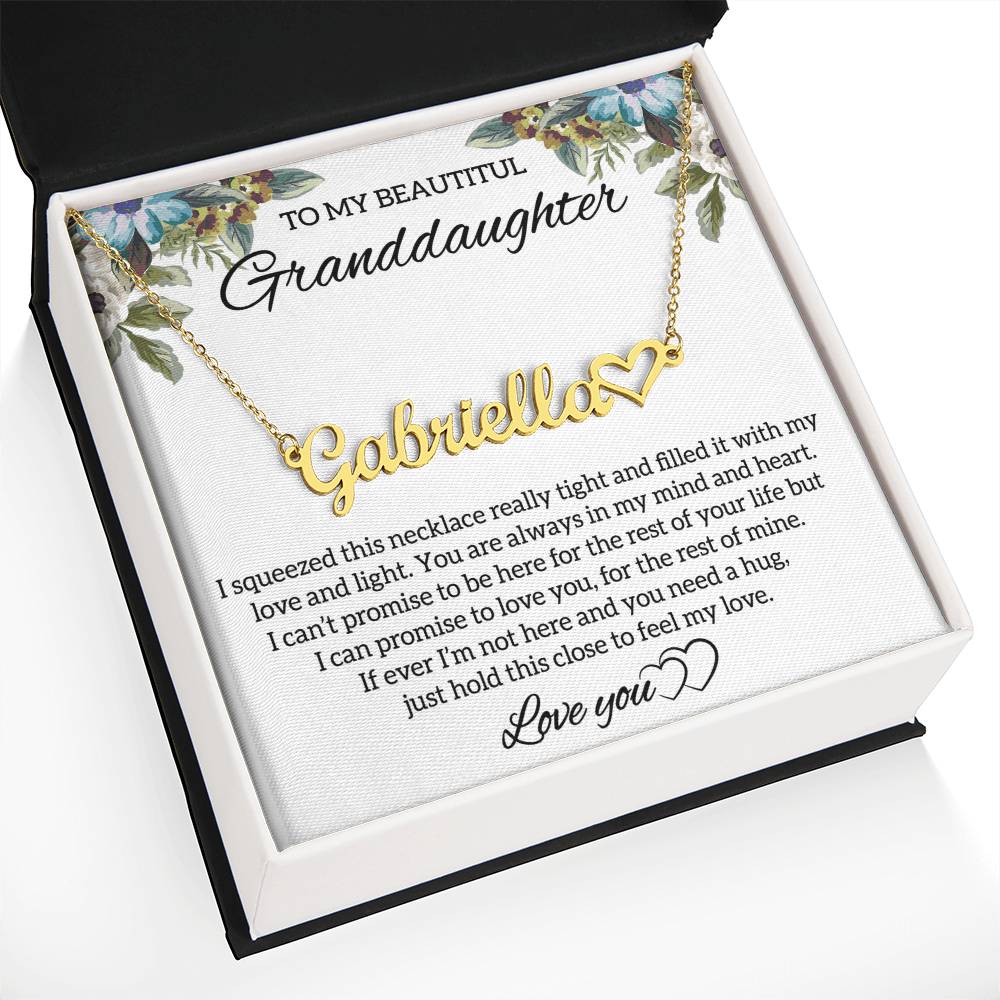 SO-7707158- Granddaughter name heart
