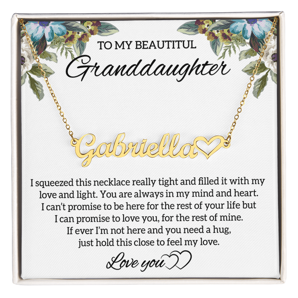 SO-7707158- Granddaughter name heart