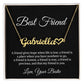 Best Friend Necklace, Personalized Sign Style Name Necklace for Best Friend, Personalized Jewelry Best Friend, Best Friend Appreciation Gift