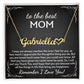 Heart Name Necklace for Mom, Perfect for Birthday, Mother's Day, Christmas, Thanksgiving Symbol of Appreciation and Love