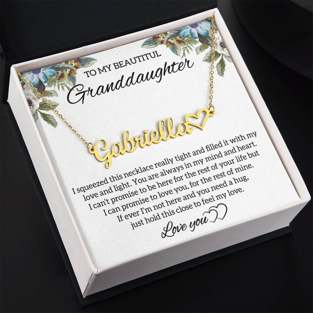 SO-7707158- Granddaughter name heart