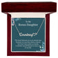 To My Bonus Daughter Stunning Heart Name Necklace for My Beloved Bonus Daughter – A Timeless Jewelry Gift