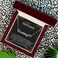 To My Girlfriend Necklace with Message Card, Boyfriend's Gift, Sentimental Anniversary Present, Birthday Gift for Her