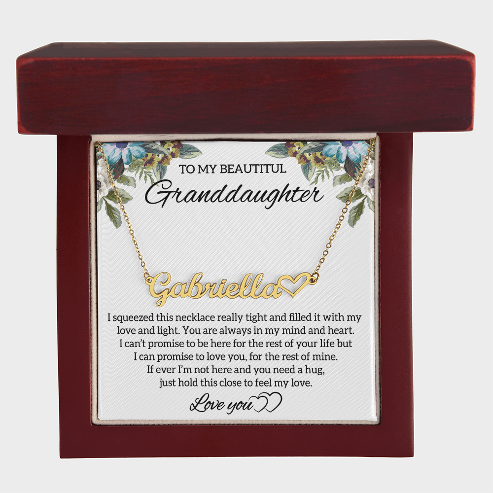 SO-7707158- Granddaughter name heart