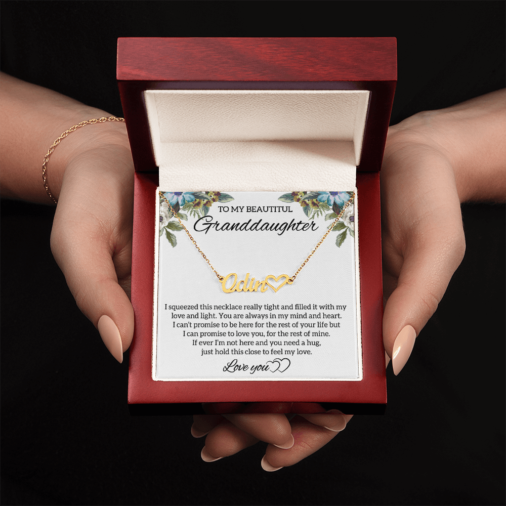 SO-7707158- Granddaughter name heart