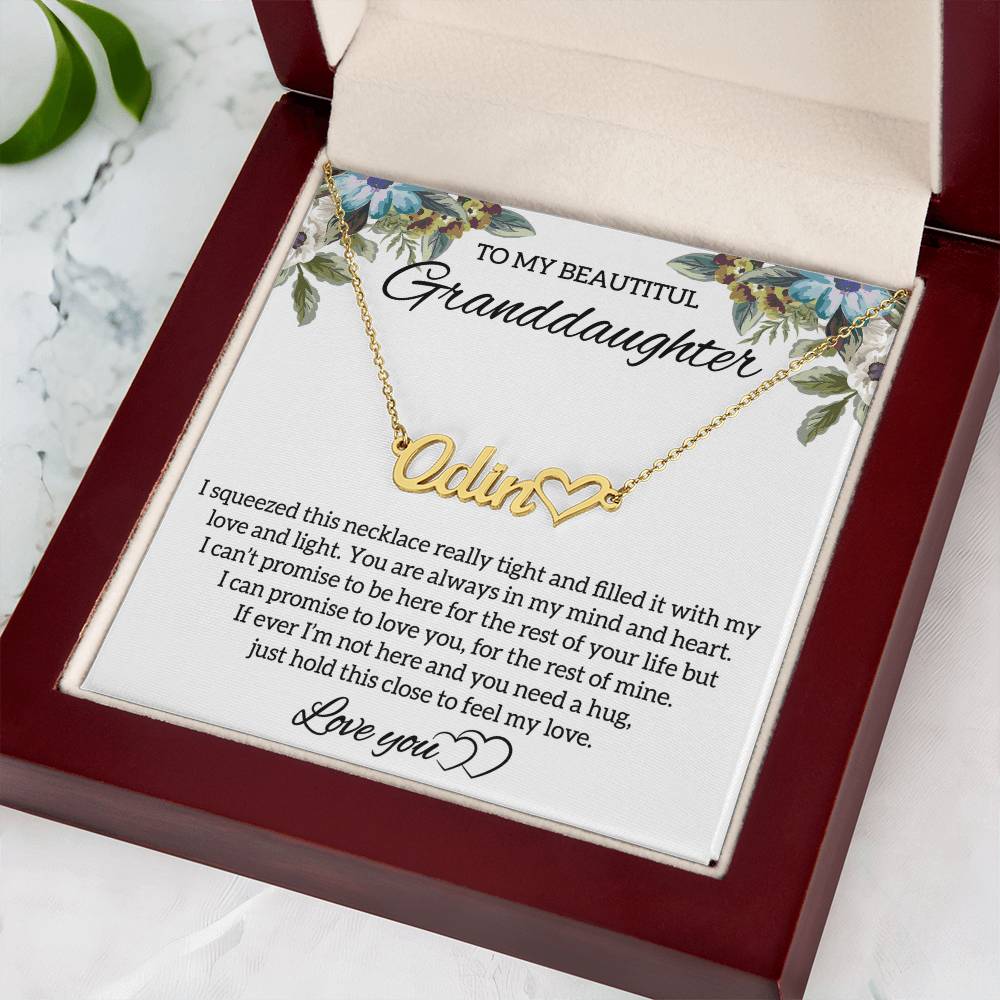 SO-7707158- Granddaughter name heart