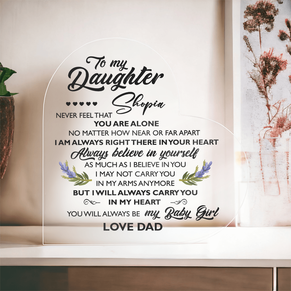 to my daughter dad