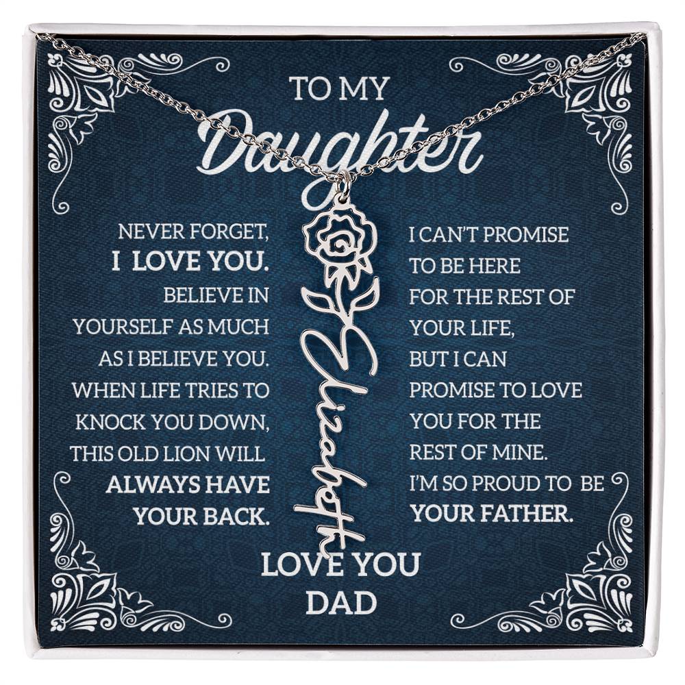 To My daughter