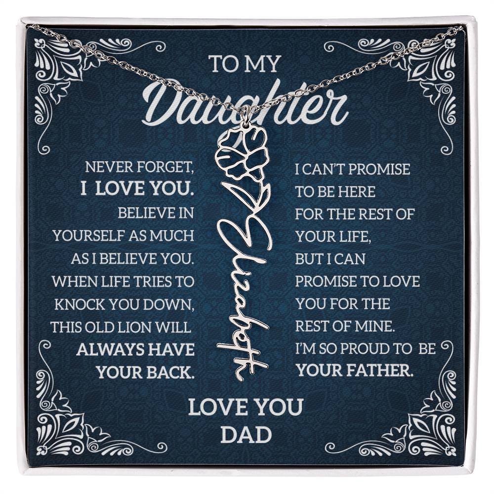 To My daughter