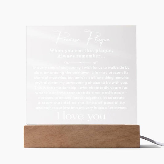 0106 Promise Plaque