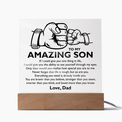 to my son love dad