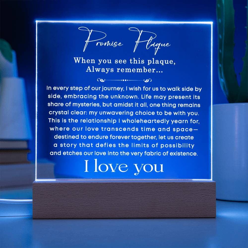 0106 Promise Plaque