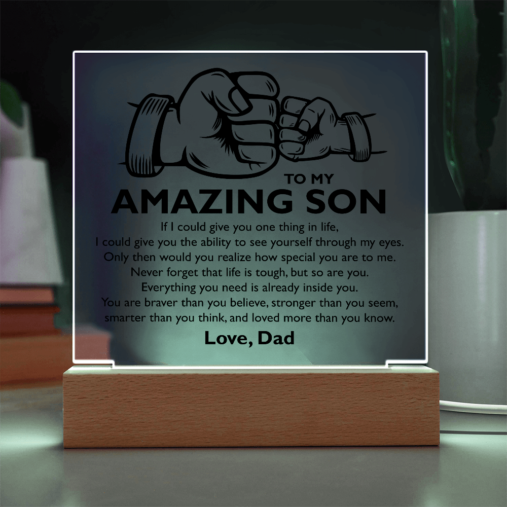to my amazing son oder