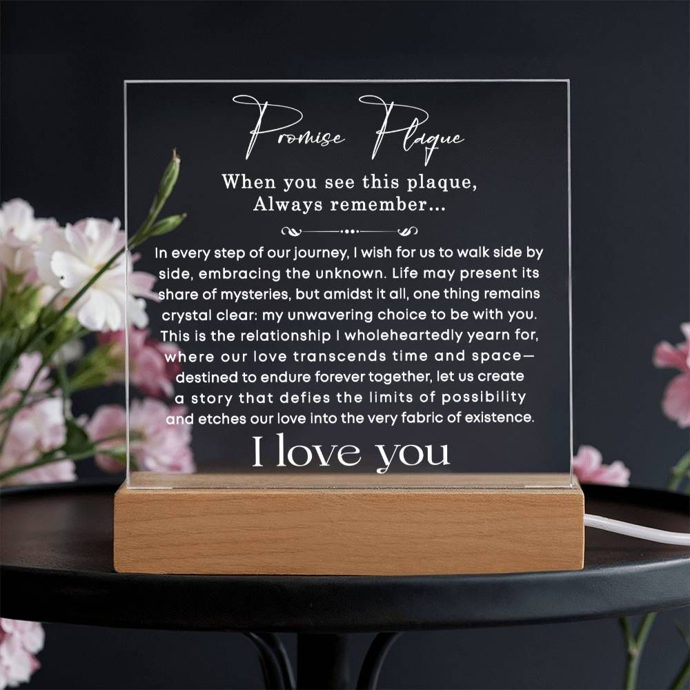 0106 Promise Plaque