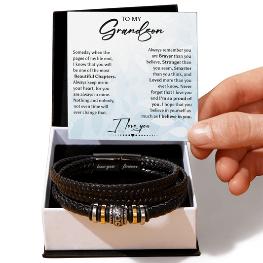 Grandson- Love you bracelet