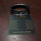 Grandson- Cross bracelet