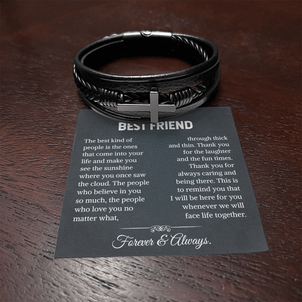 best friend cross leather