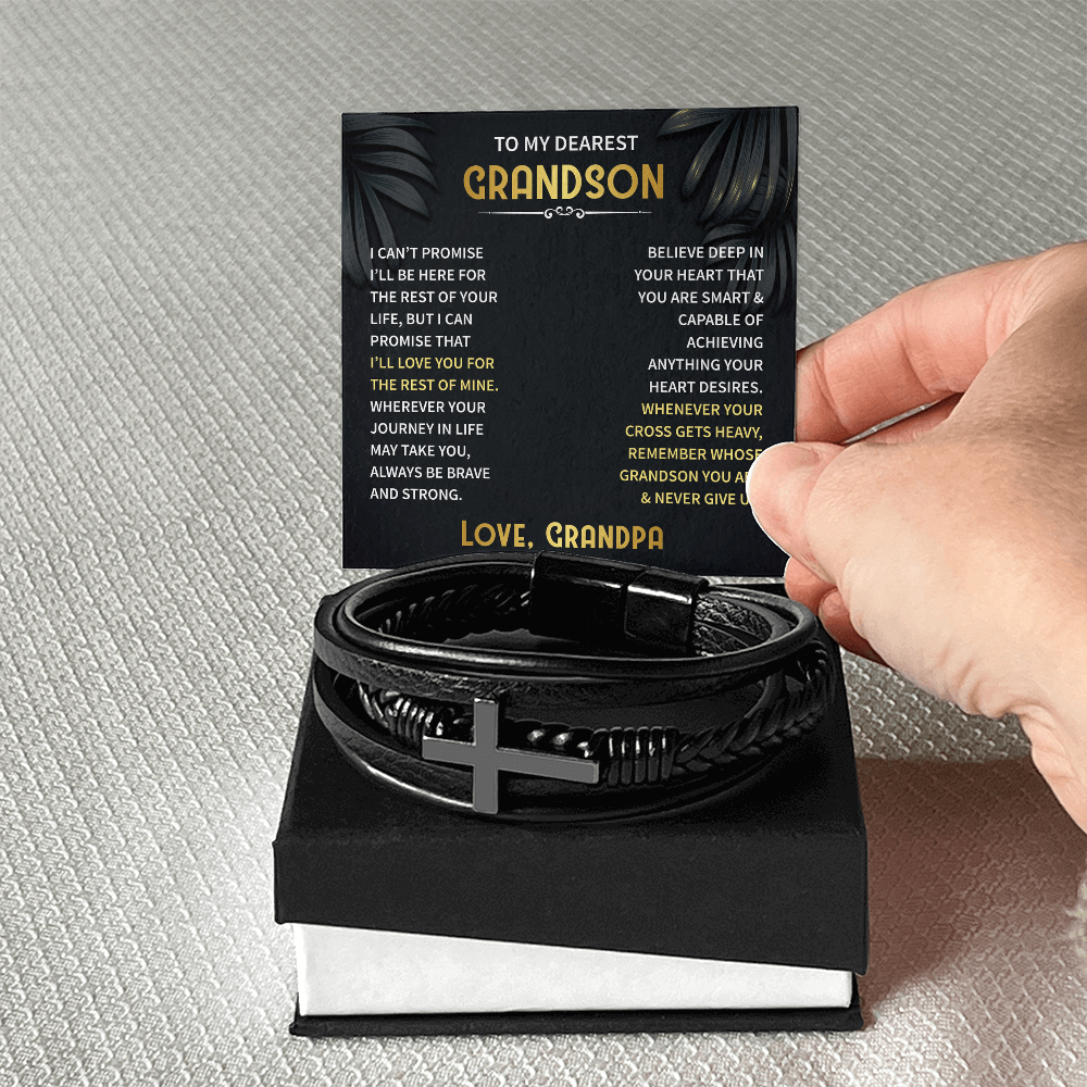 Grandson Bracelet cross