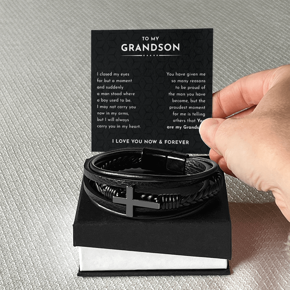 To My Grandson bracelet
