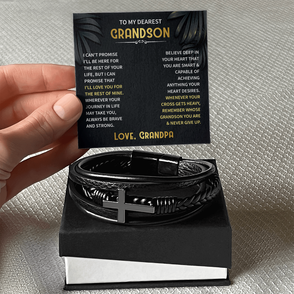 Grandson Bracelet cross