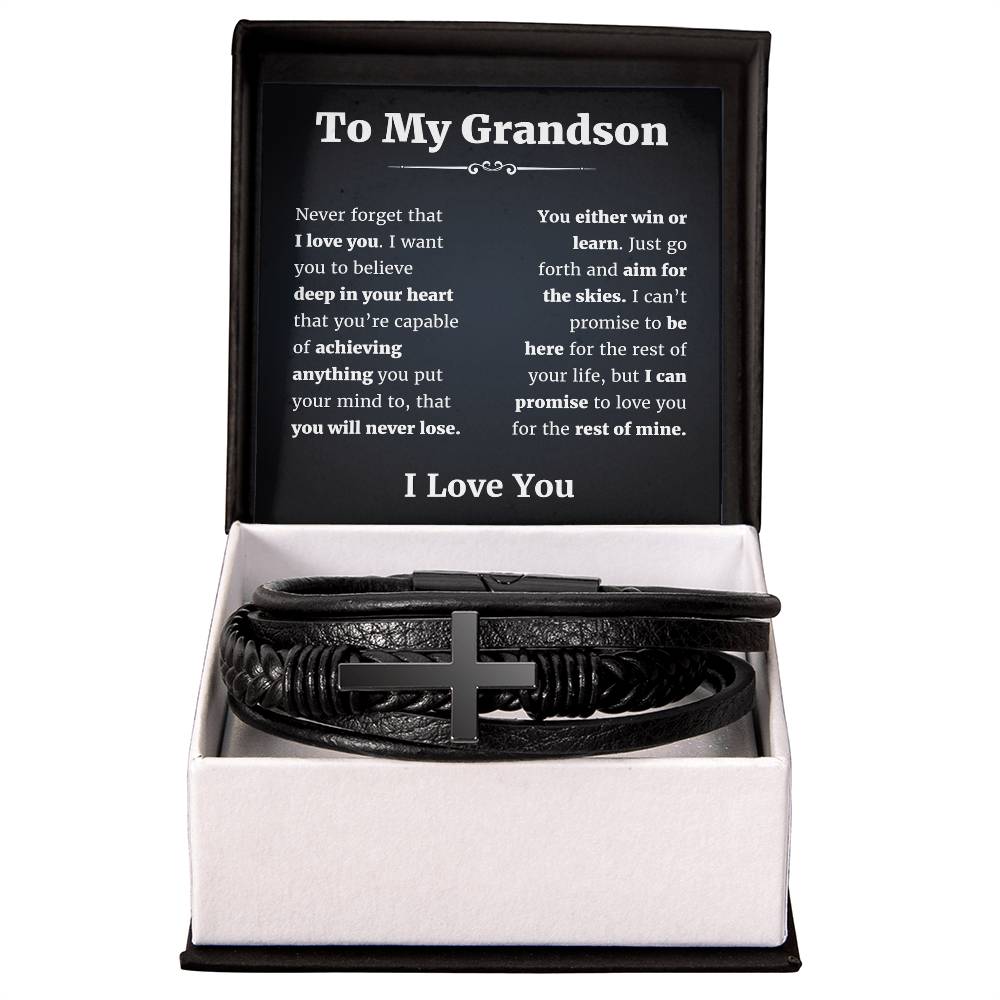 To My Grandson Bracelet