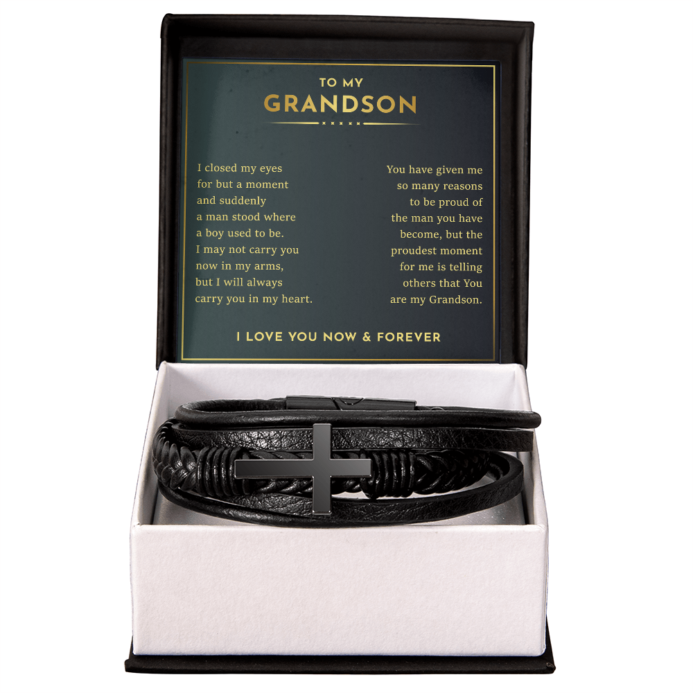 Grandson- Cross bracelet