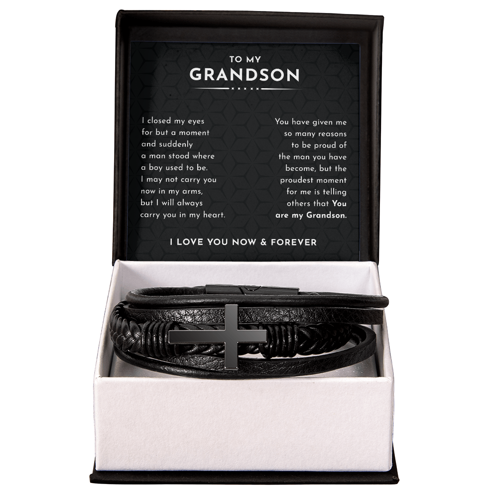 To My Grandson bracelet