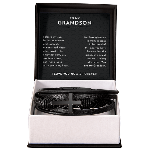 To My Grandson bracelet