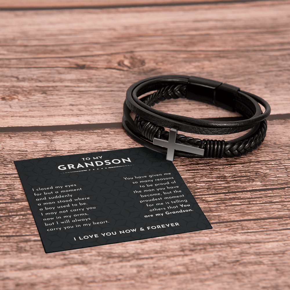 To My Grandson bracelet