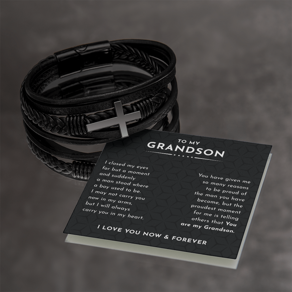 To My Grandson bracelet