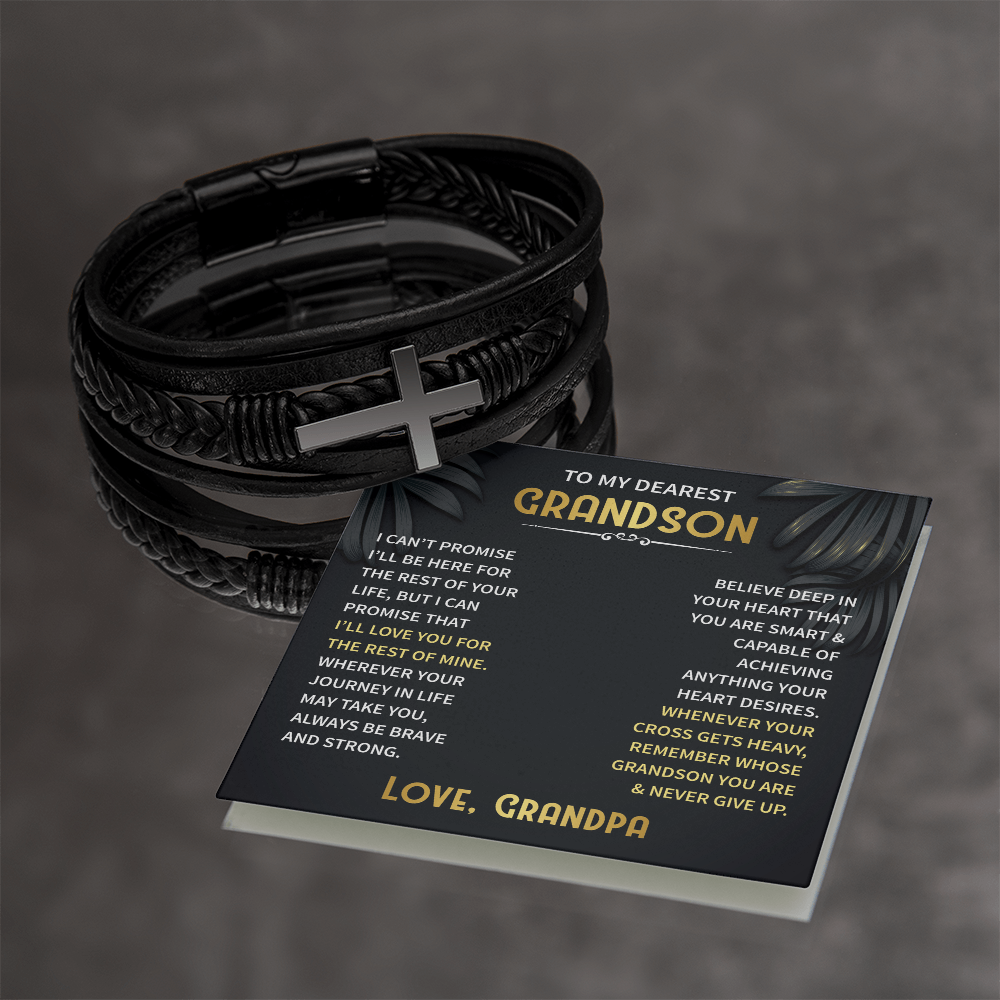 Grandson Bracelet cross