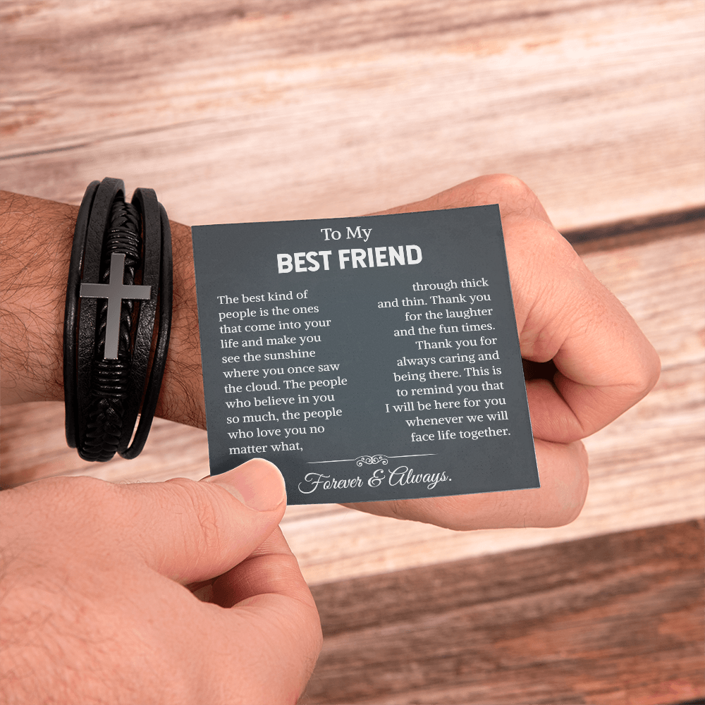 best friend cross leather