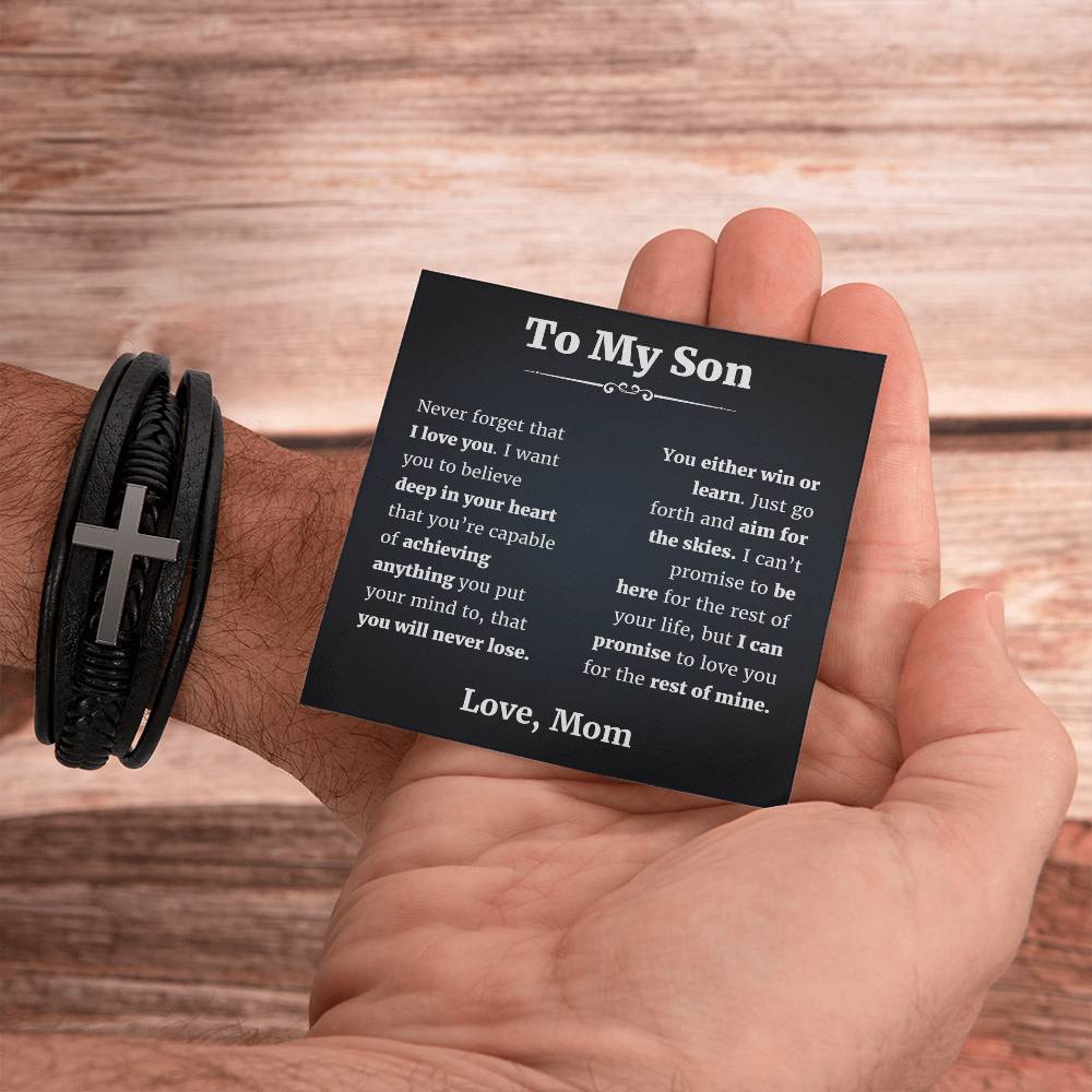 To My Son Love Mom