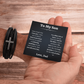 To My Son Bracelet Cross