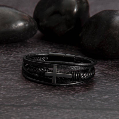 Grandson- Cross bracelet