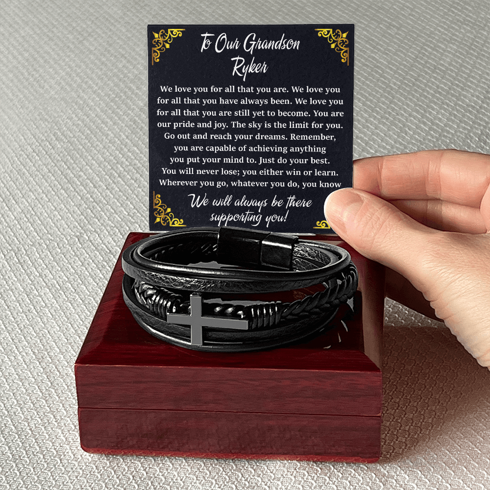 SO-14738830- Cross bracelet