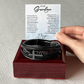 Grandson- Cross bracelet
