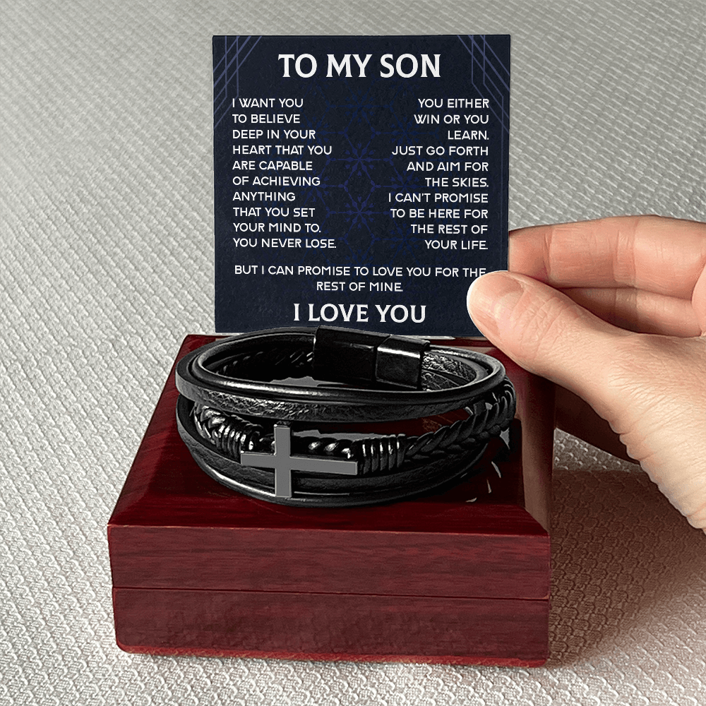 son bracelet cross