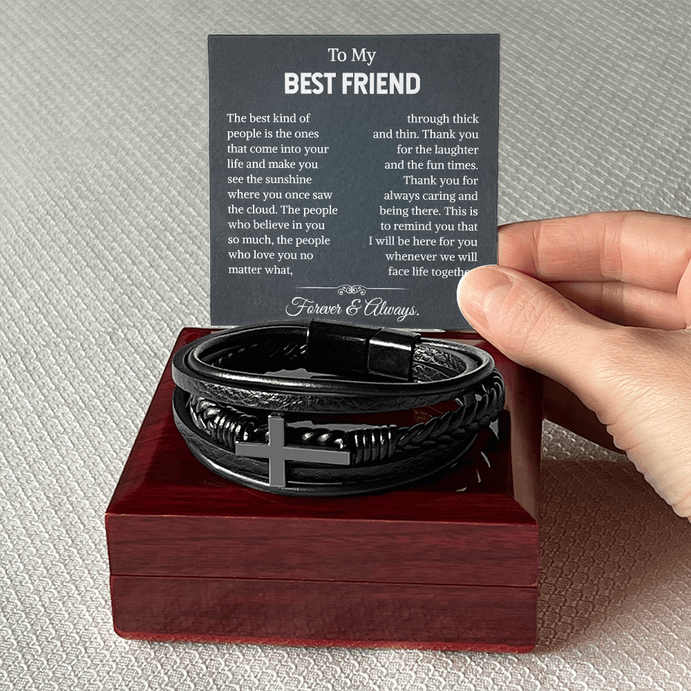 best friend cross leather