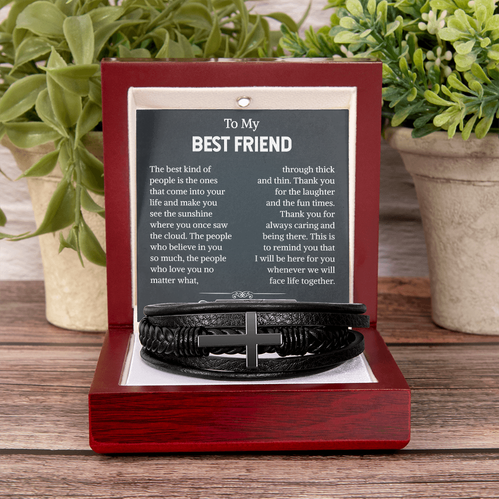 best friend cross leather